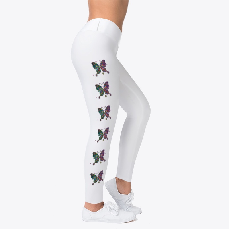 Leggins mujer con diseño de mariposas