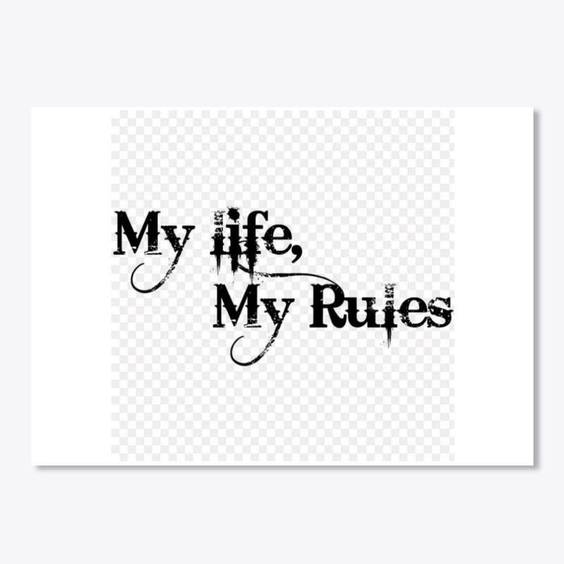 My life Mty rulse new bag dwsgine