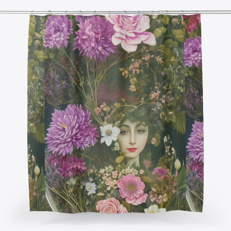 Enchanted Garden Vintage Botanical Fairy