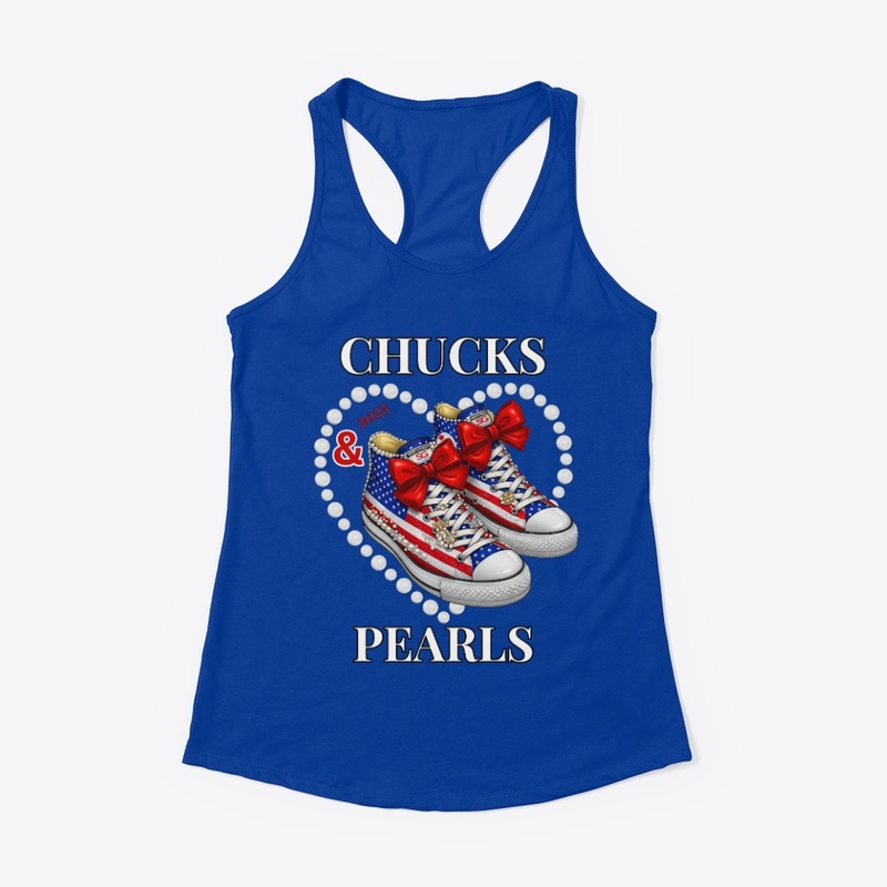 USA Flag 2025 Chucks And Pearls