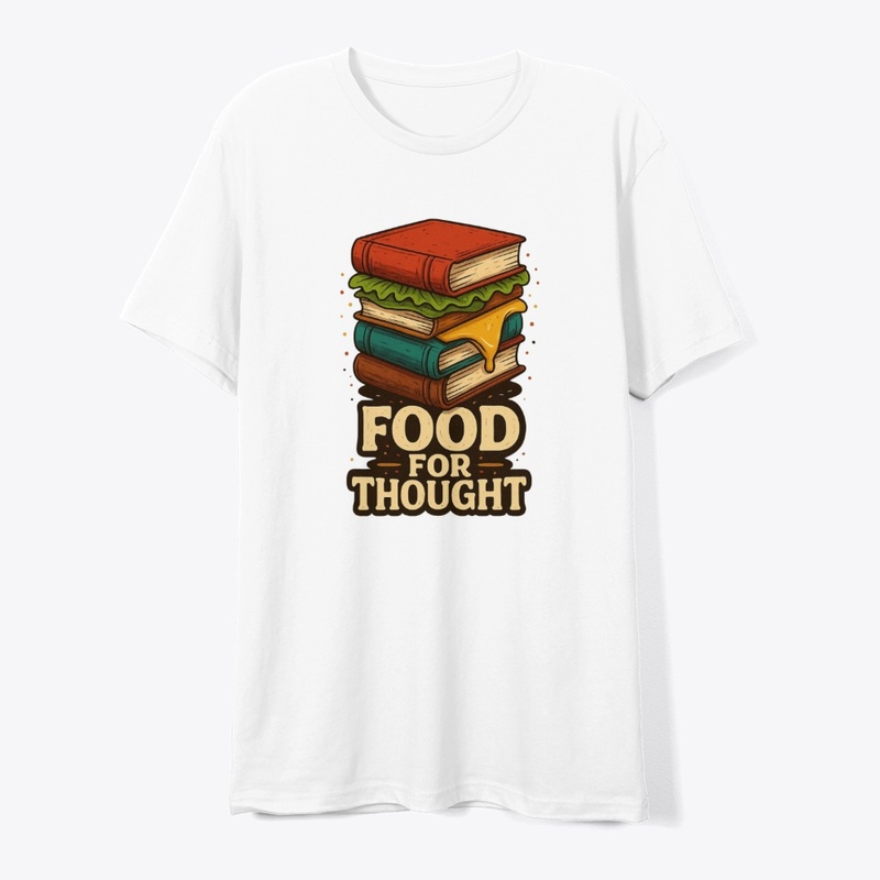Book Burger Print - Food for Thought 