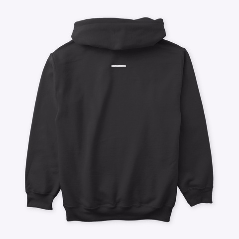 Essential Hvacr White Letters Black Kaos Back