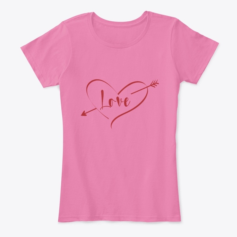 Cute Tee Women Love Valentines Day 2021