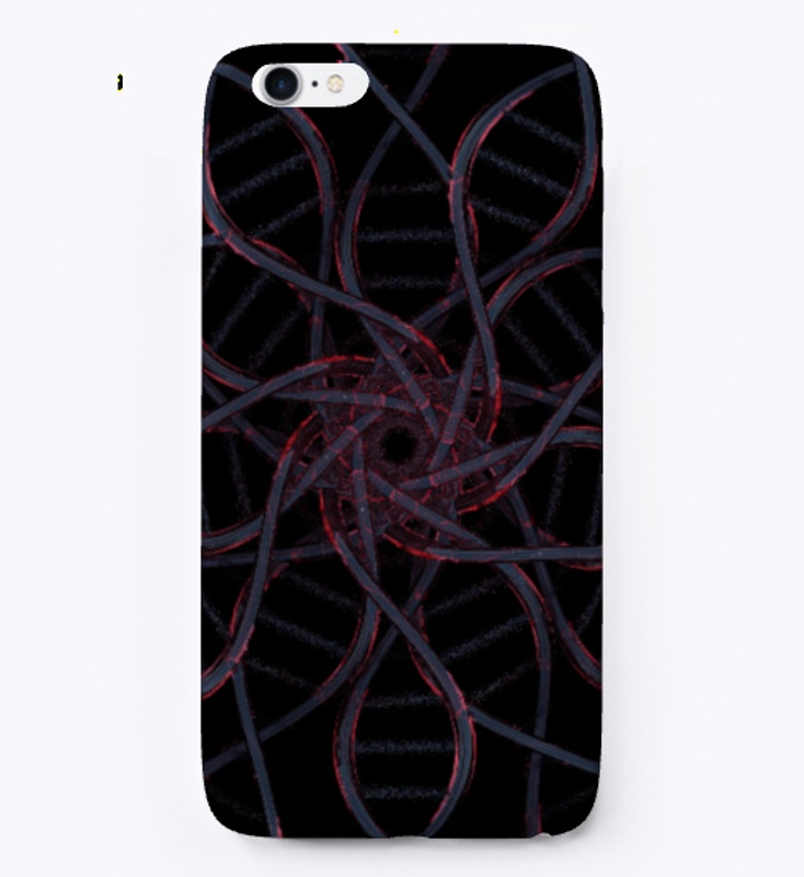 DNA double helix in circle