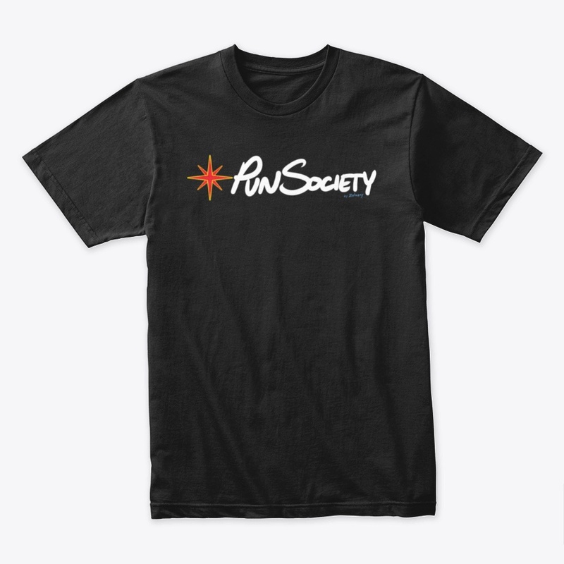 Pun Society - White Logo