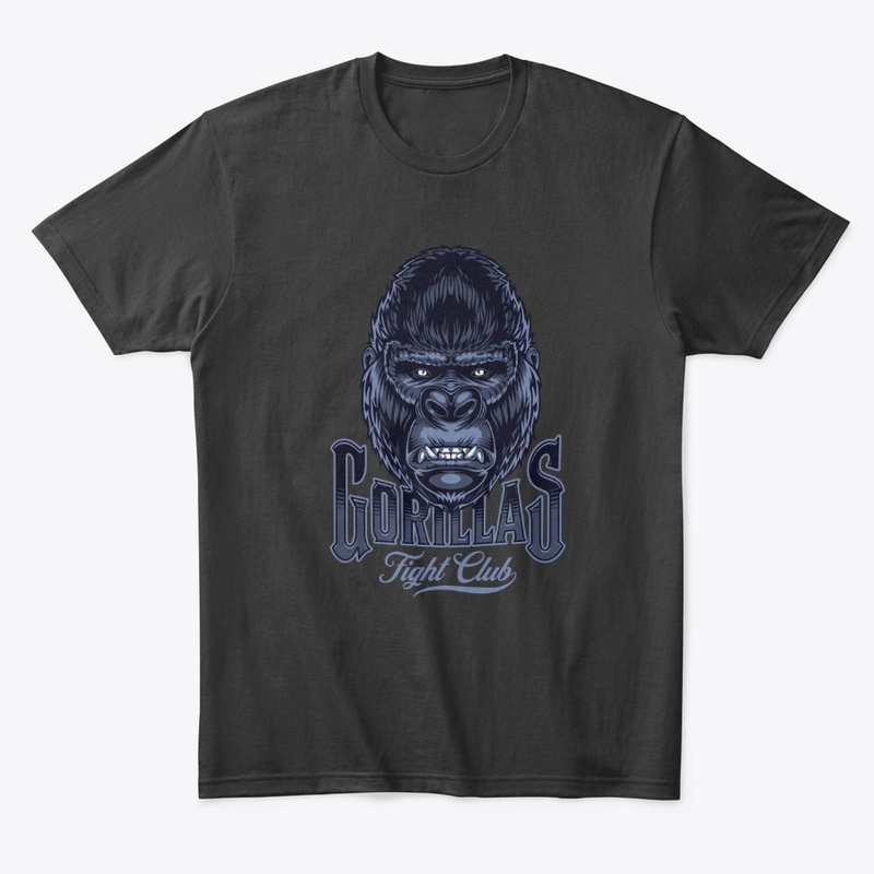 Gorillas Fight Club Vintage Animal Merch