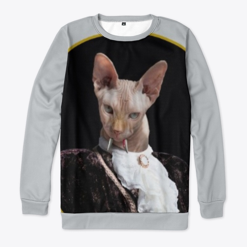 Siam cat as a vampire