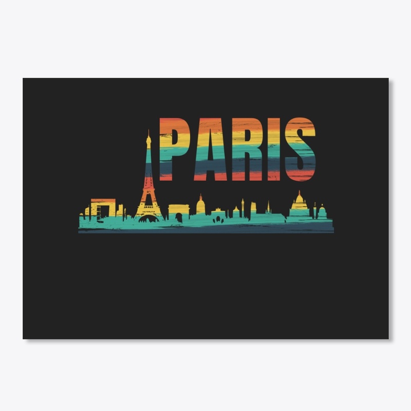 Paris France capital skyline
