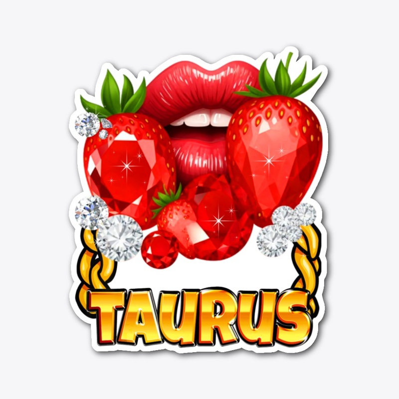 Taurus Gold Chain Lips