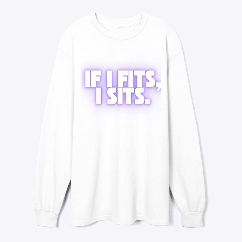 If I Fits, I Sits Funny Cat T-Shirt