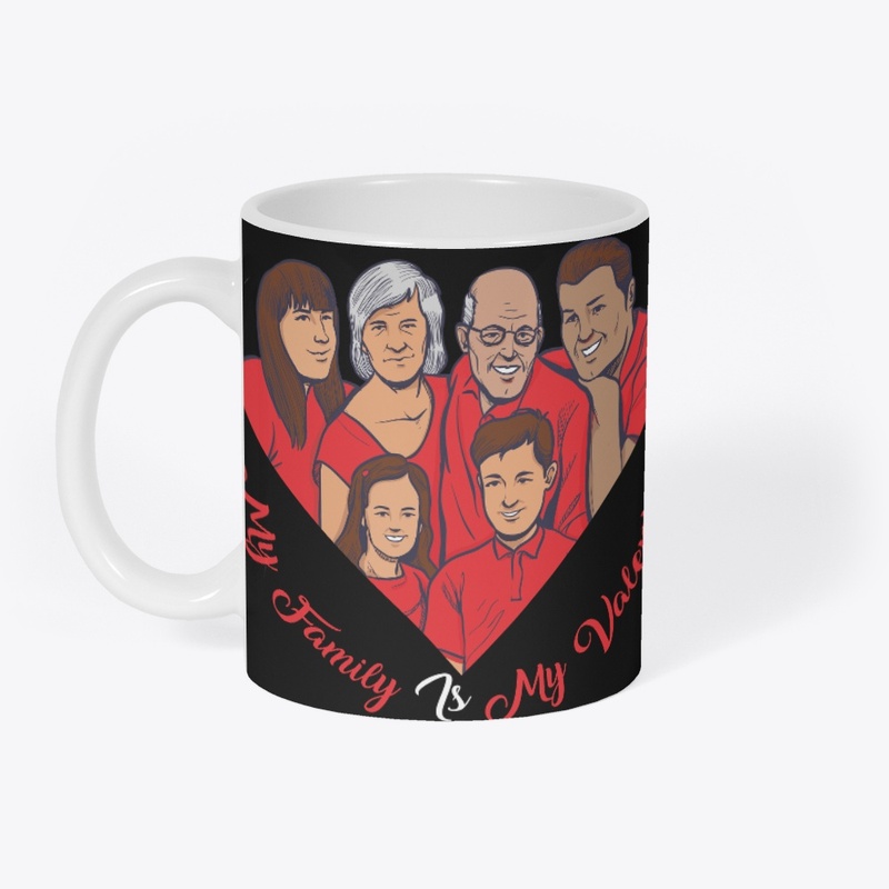 My family is my valentine design