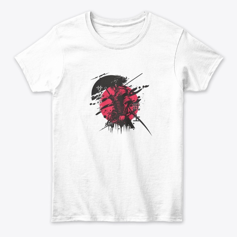 NEW SAMURAI T SHIRT FOR WOMEN WHITE