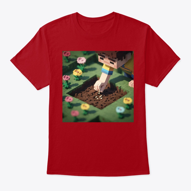 T-shirt (boy planting flowers)