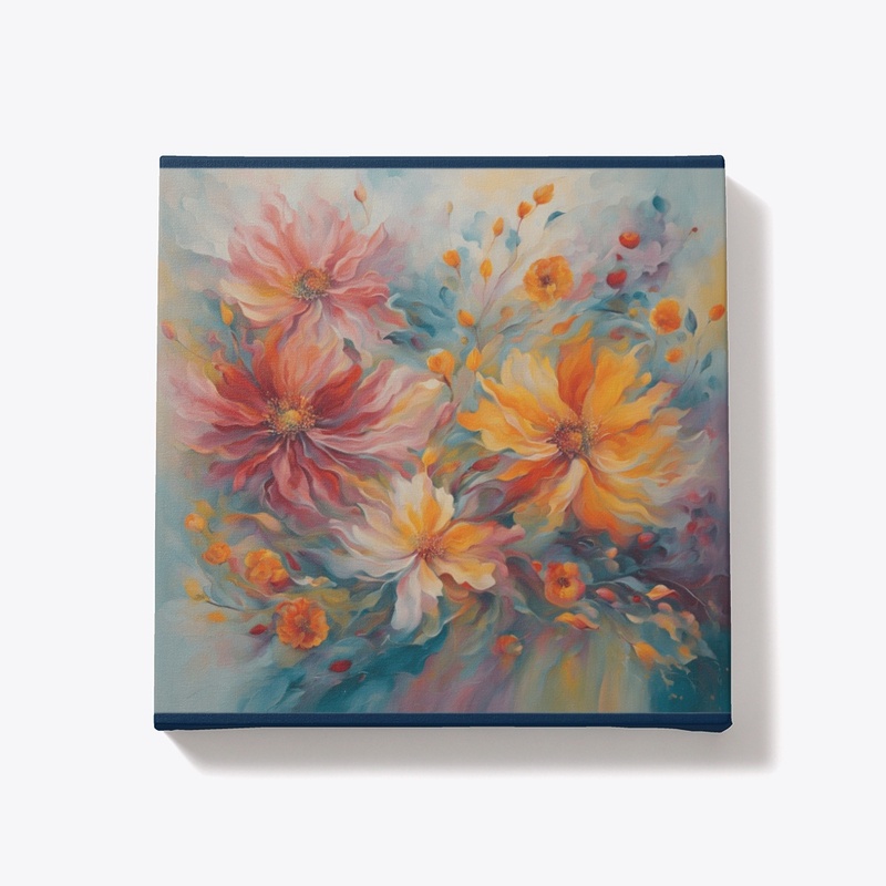 "Elegant  Floral canvas decor-wall art