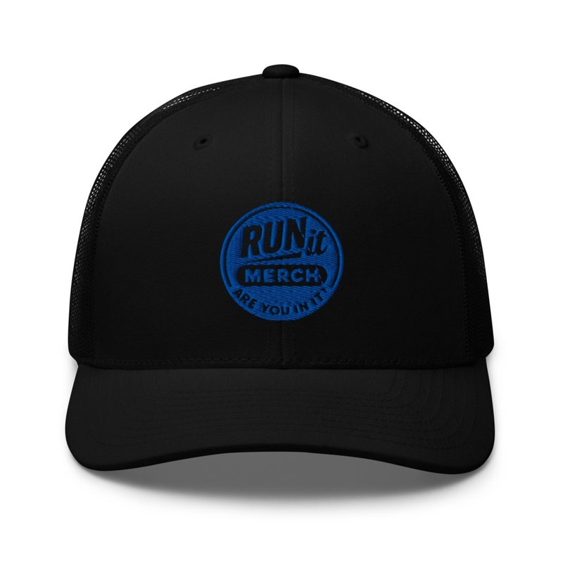 Run It Merch Blue Logo Hat