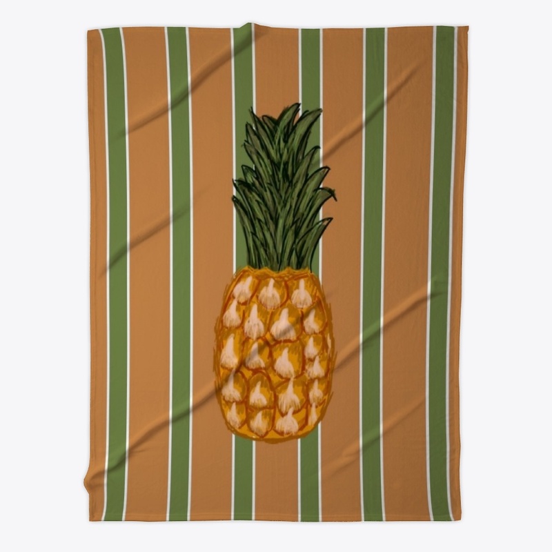 Pineapple on Fruit Striped Colors