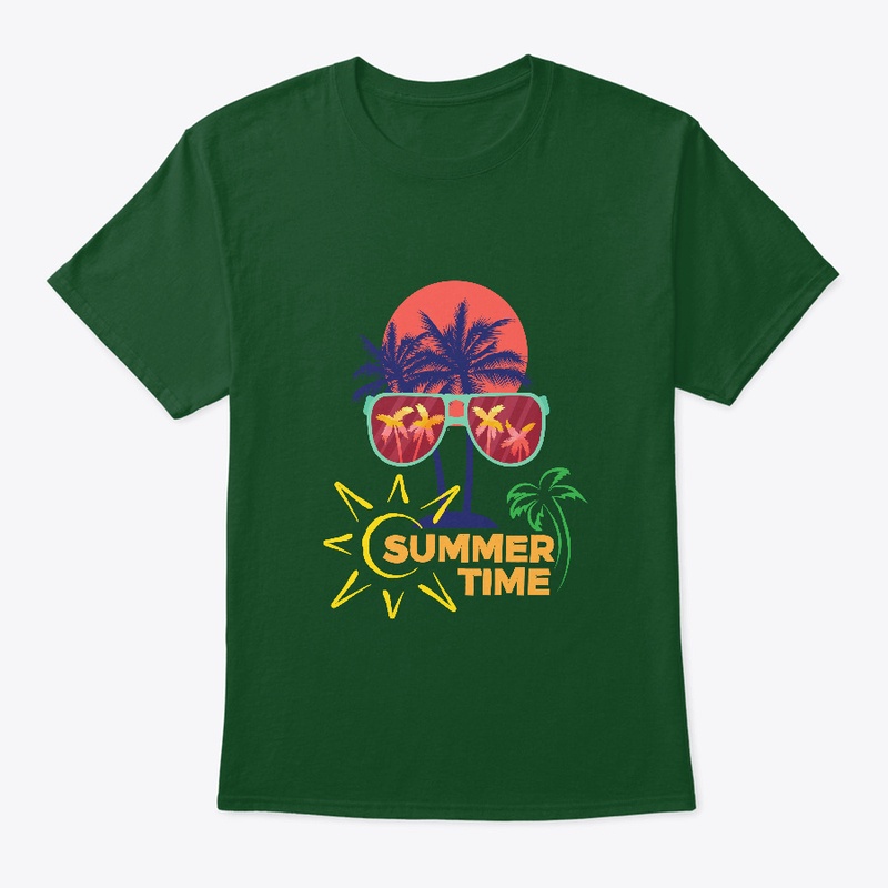 Black Colorful Summer Time Holiday