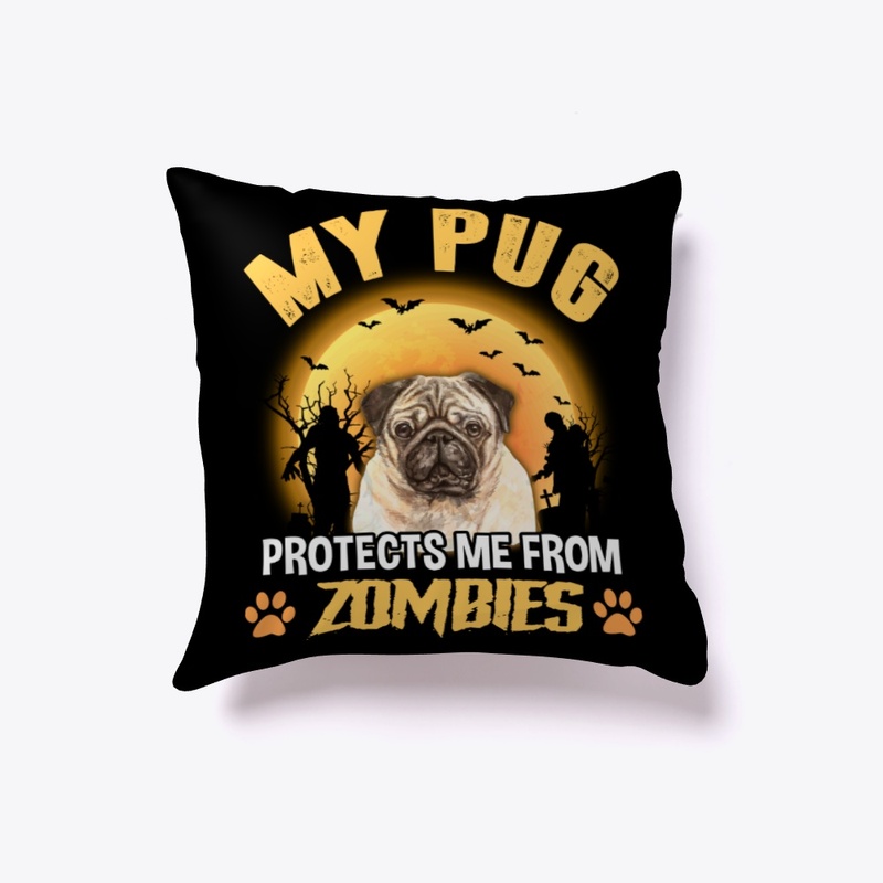 Halloween Pug Lover Gift Protect Me