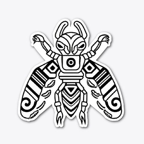 Wasp Deity Standard áo T-Shirt Front