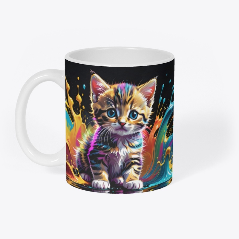 Cute Colorful Kitten – PG22
