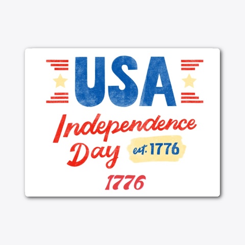 Usa Independence Day 1776 Standard áo T-Shirt Front