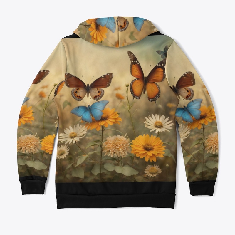 "Butterfly design Hoodie Shirt "