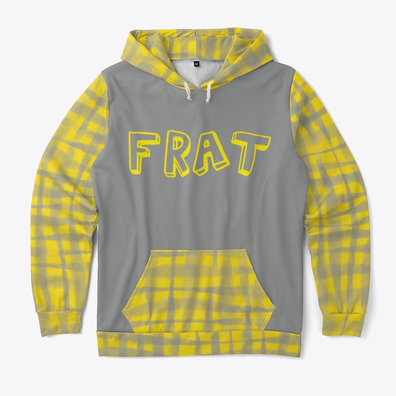 Gray and Gold Abstract Frat 