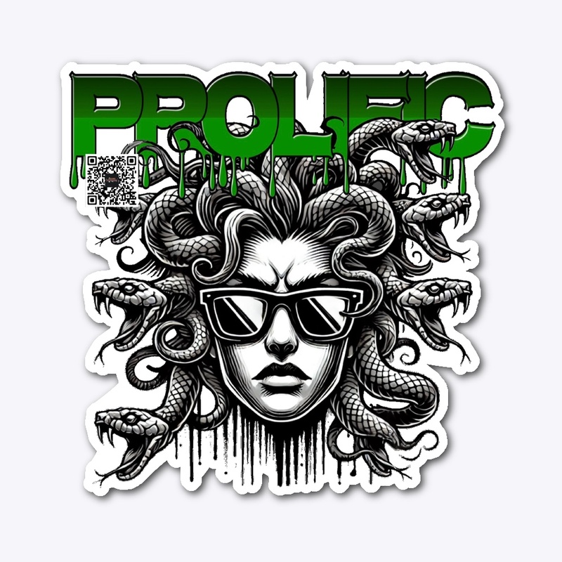 PROLIFIC DRIP LOGO - MDSA STICKER 