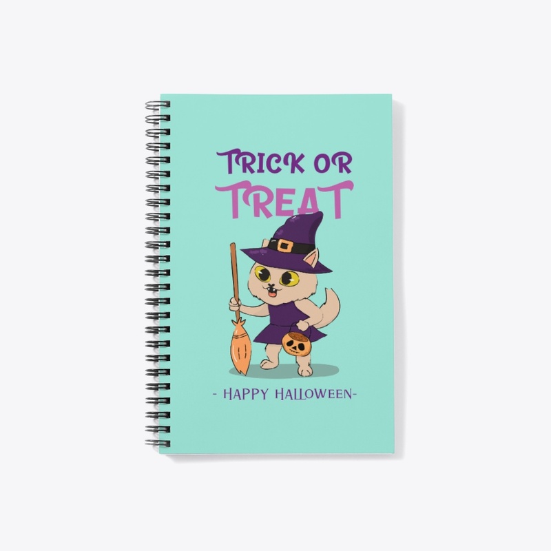 Trick or treat Kitty -  Halloween Design