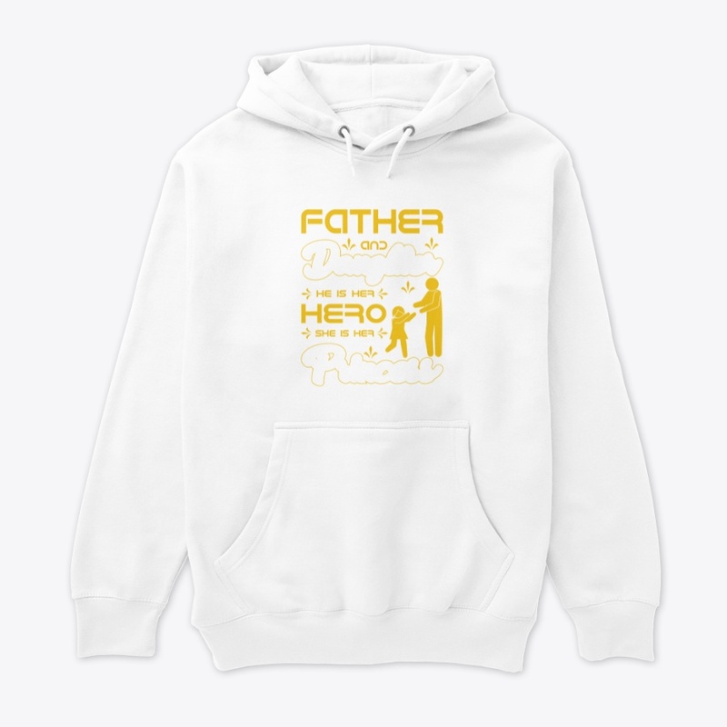 Father and Daughter T Shirt Design