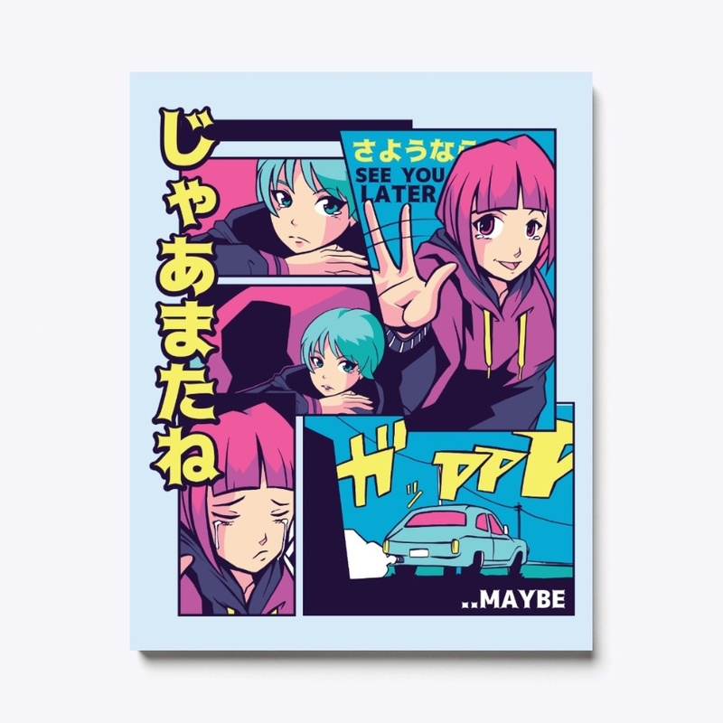 Anime Vaporwave See You Later Maybe