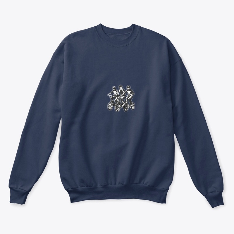 Vintage kids on bikes t shirt