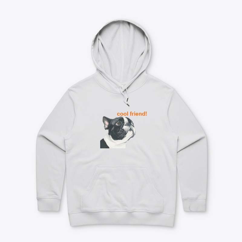 cool dog head that says cool friend!