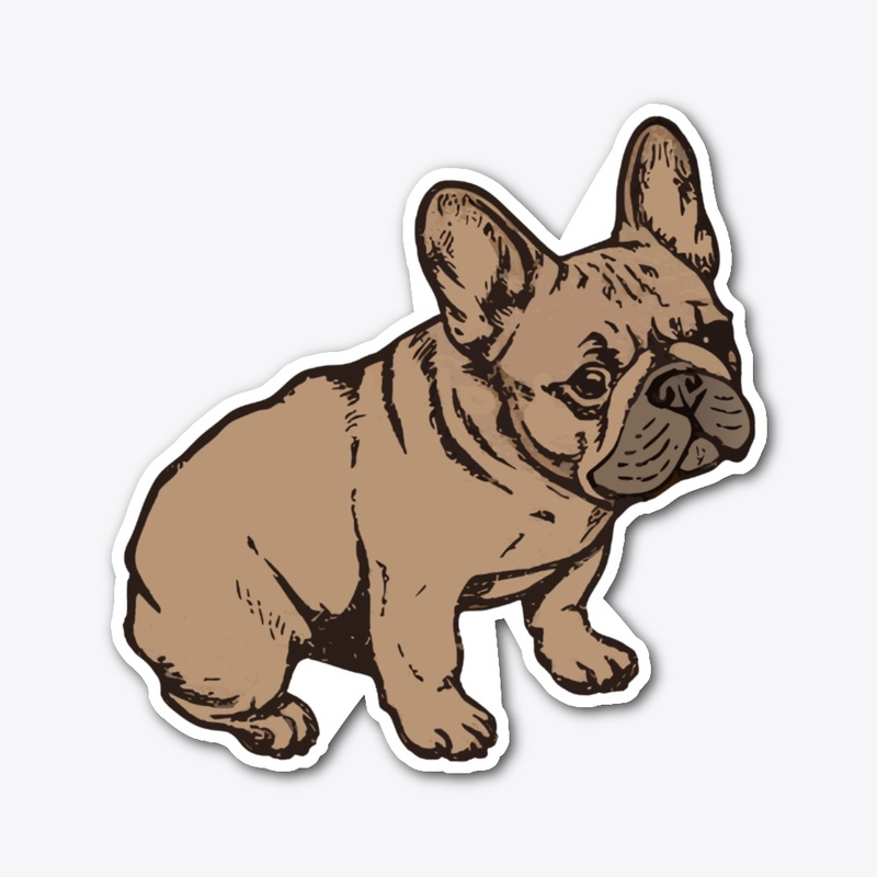 French Bulldog Vintage style Graphic