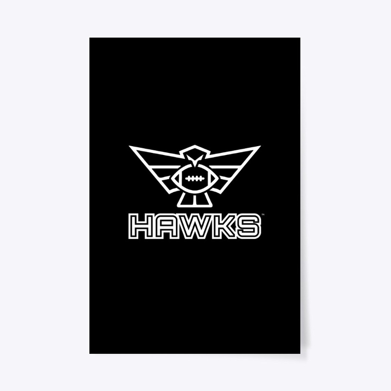 Hawks Football Wall Decor
