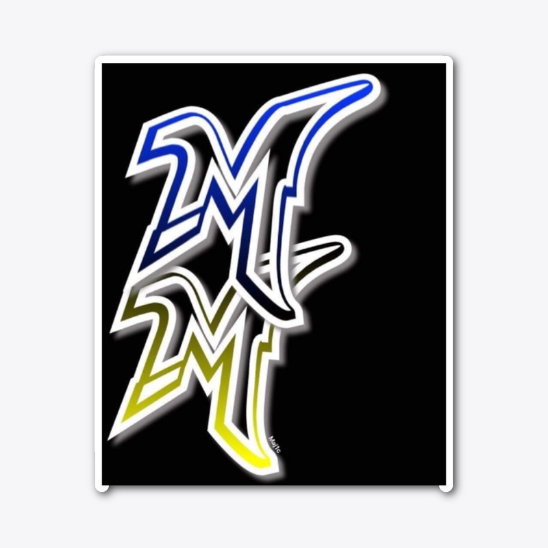 "MM" Die-Cut Sticker