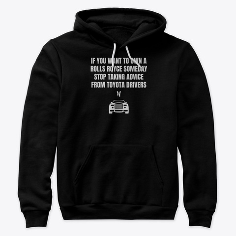 Rolls Royce Black Black Camiseta Front