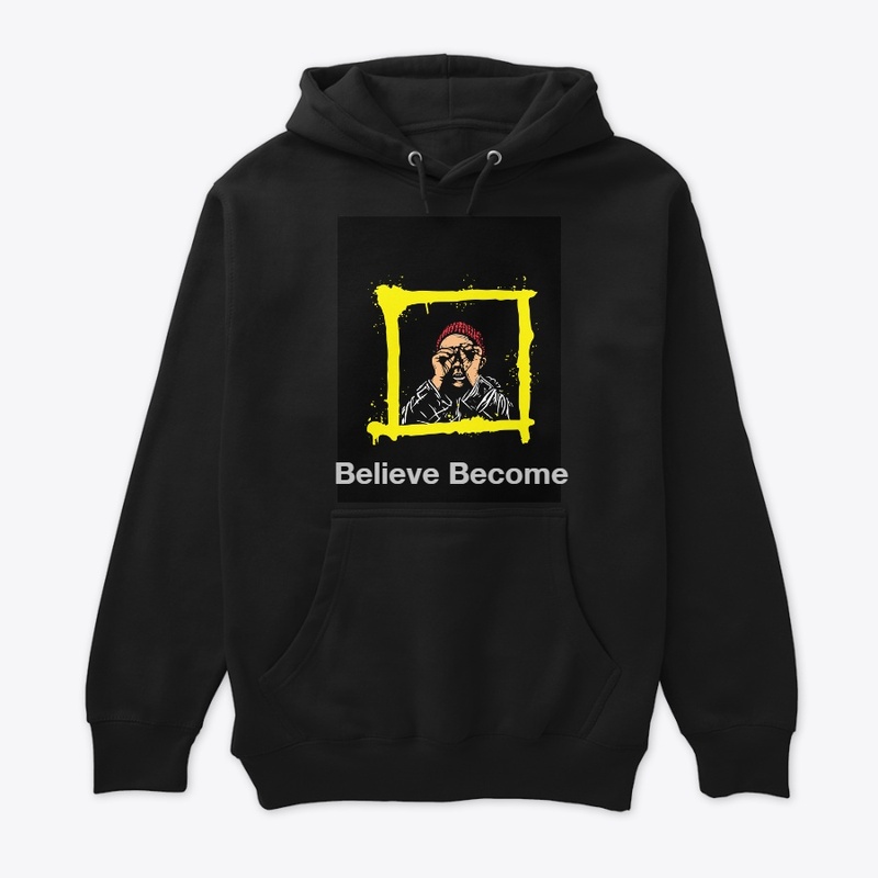 Believe Become Black Tee