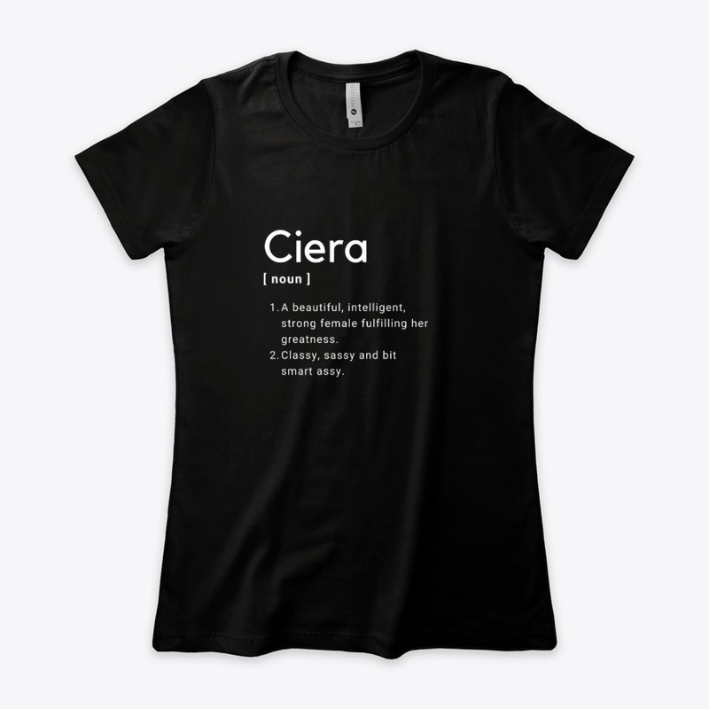 CIERA Definition Personalized Name Funny
