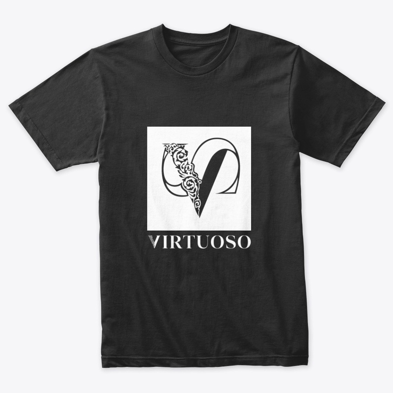 VIRTUOSO Inverse Tee (Black on White)