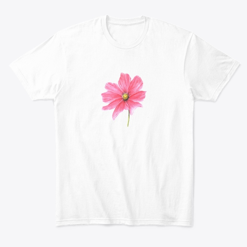 Pink Flower -Drawing