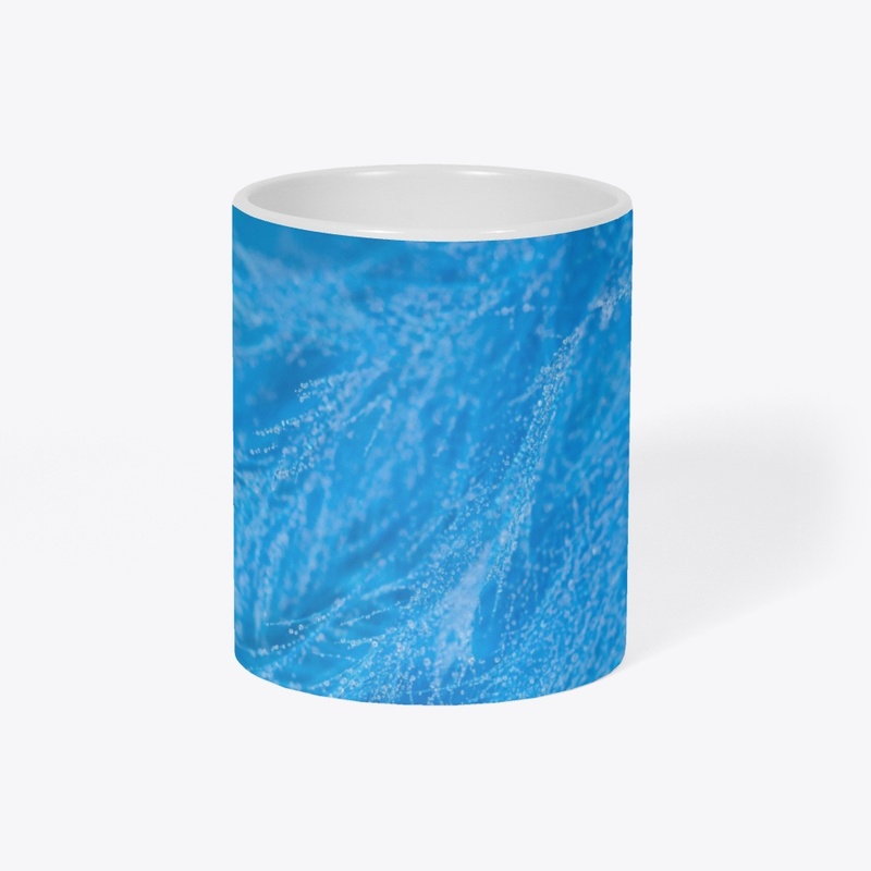 Blue and White Abstract Painting