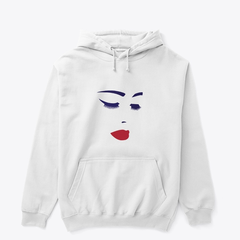 New Face Fashion Big Lips Design T-shirt