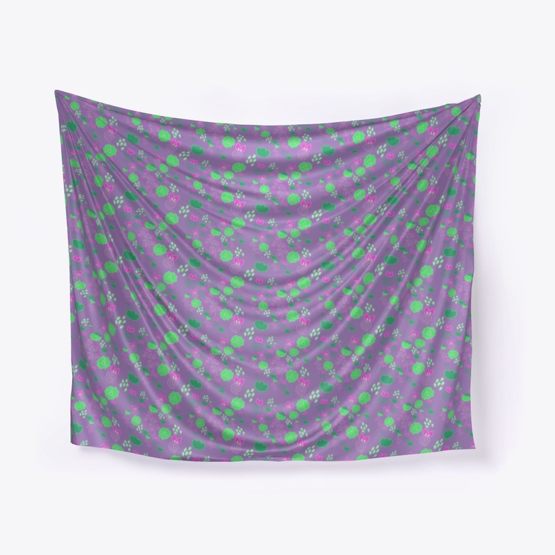 summer colorful motif  purple