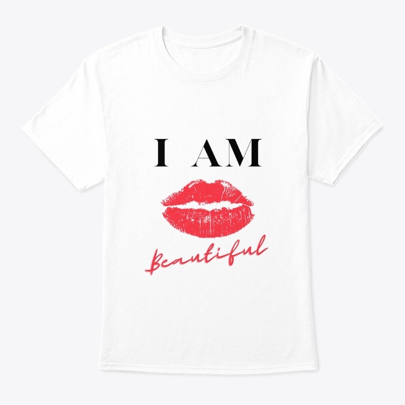 I Am Beautiful Lips Design 