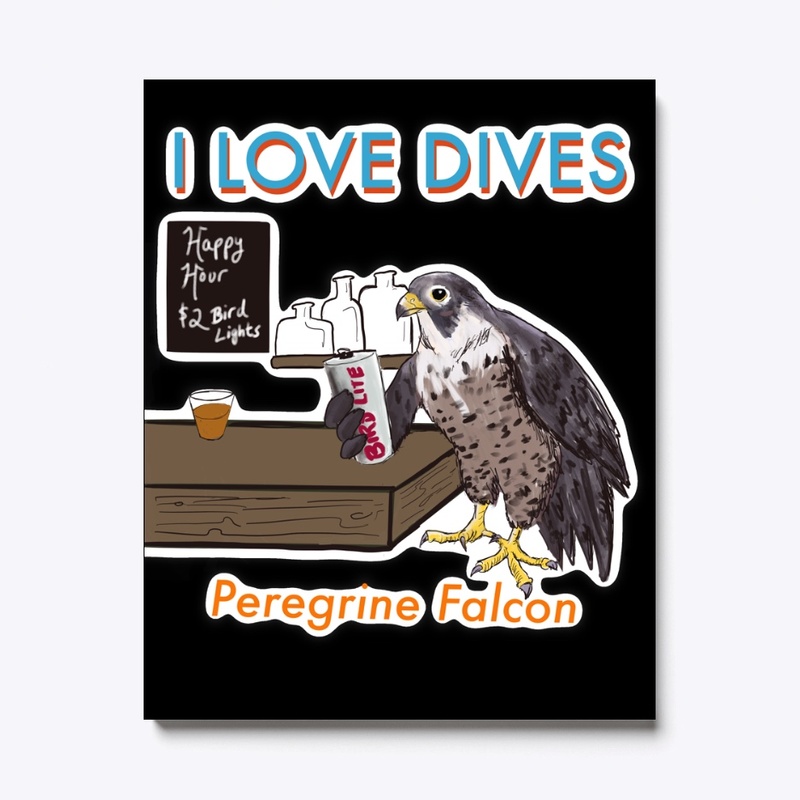 Peregrine Falcon I Love Dives