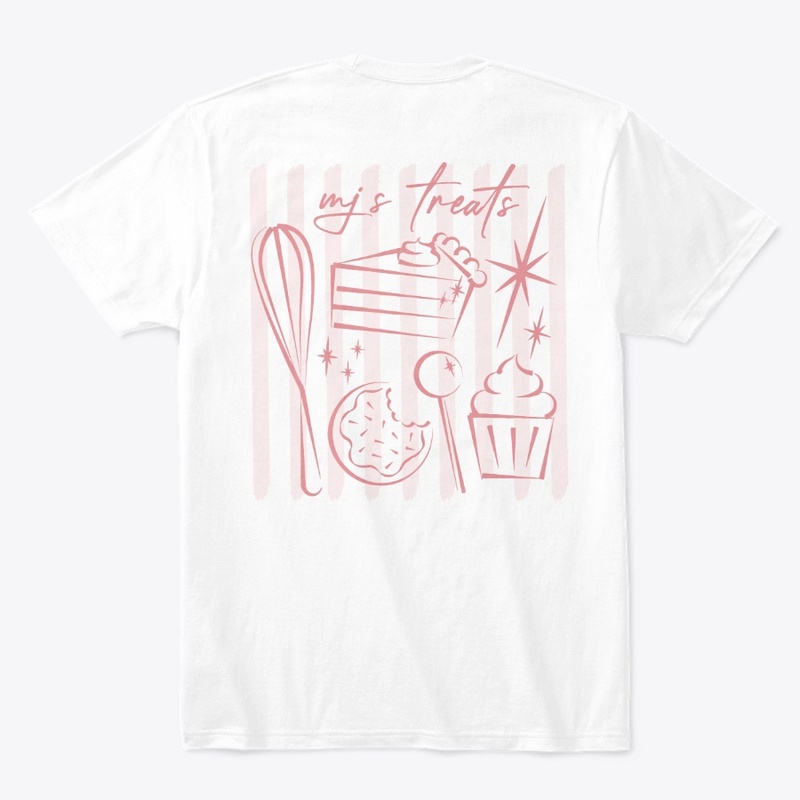 MJ's striped tee pink