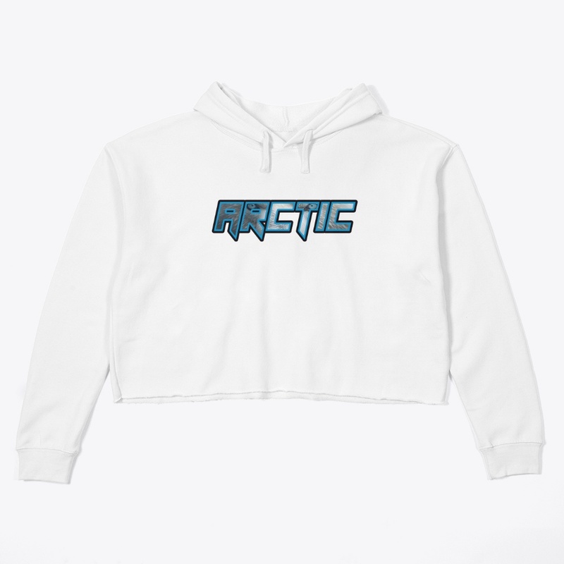 arctic womens cropped hoodie 
