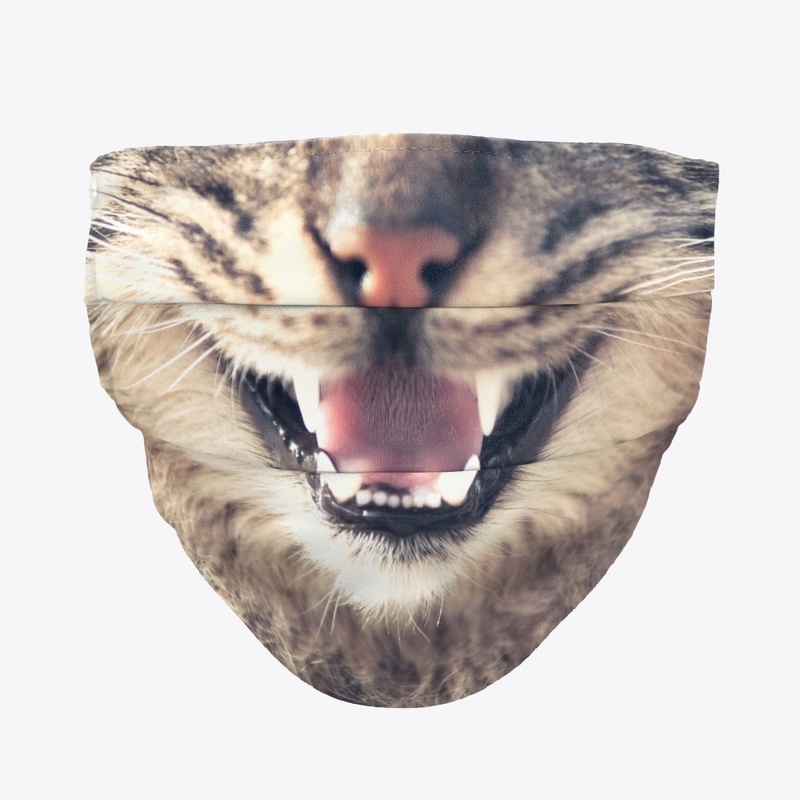 BIZARRE CAT heavy metal face mask