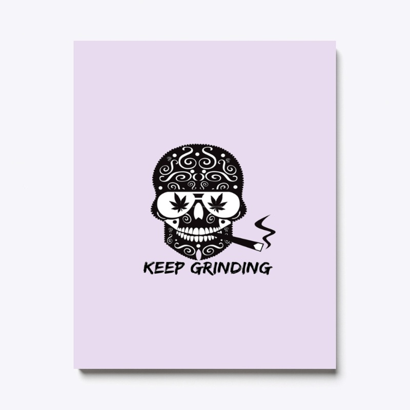 KEEP GRINDING SKULL